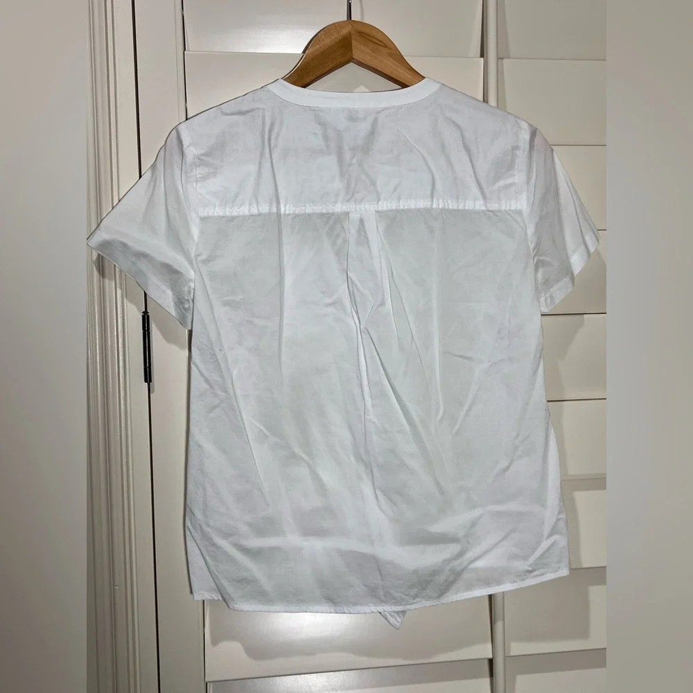 J. Crew White Button Down Blouse